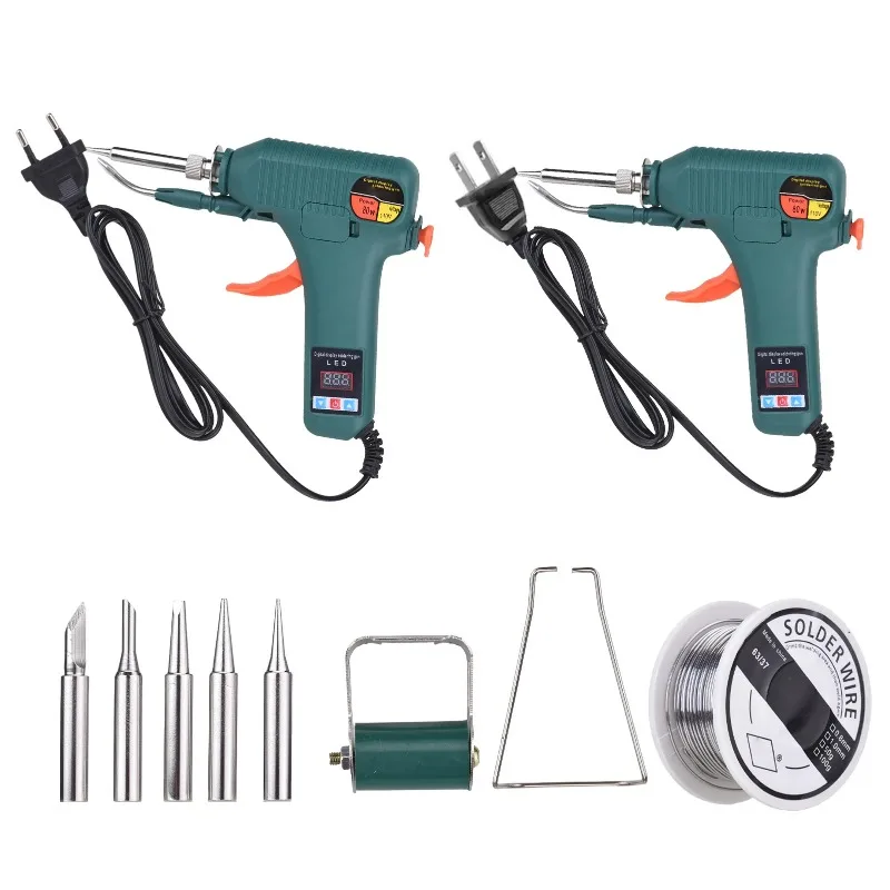 

Fast and detachable heating, adjustable temperature, soldering iron kit 80W automatic welding machine with digital screen