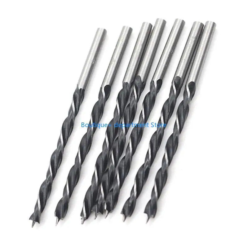 

E1PD 10pcs Twist Drill Bits 3 мм углеродистая сталь уменьшенные хвостовики микро -биты для прямых изделий из электрического