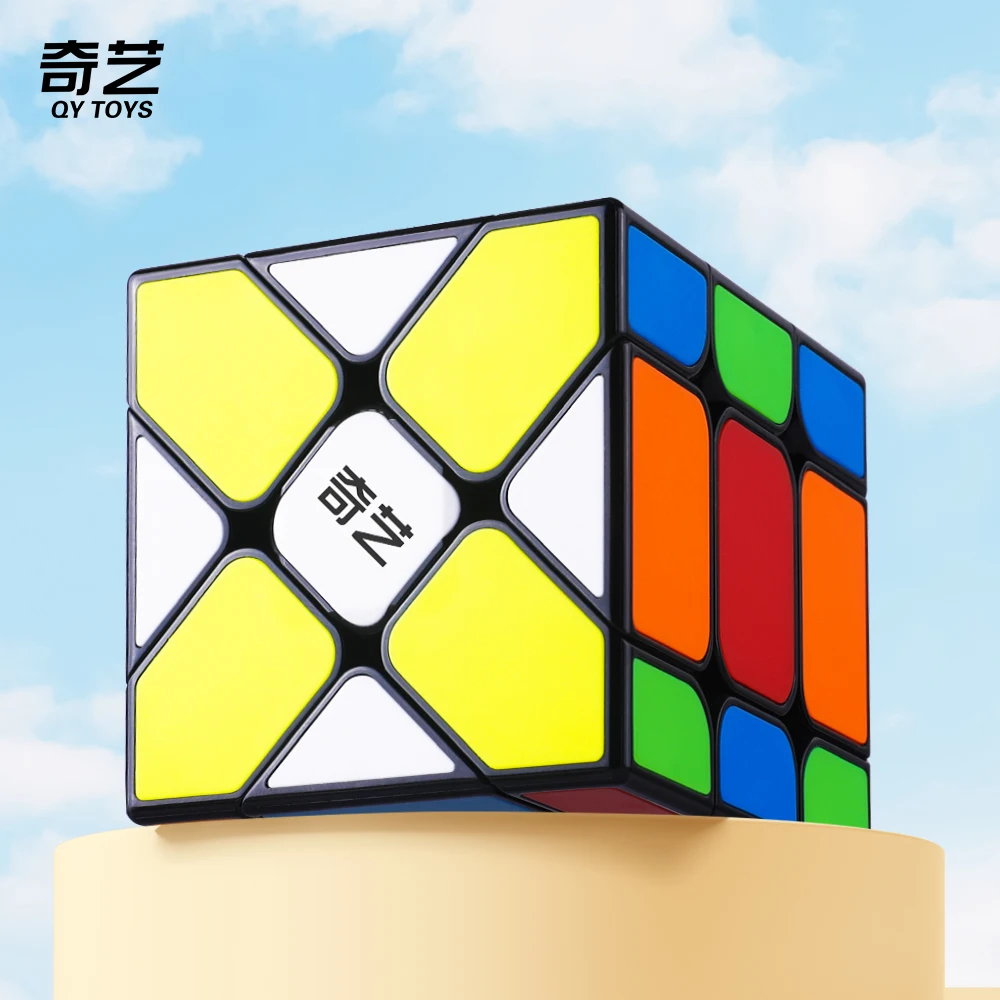 

QiYi Fisher Cube Speeding Cube Профессиональные игрушки-непоседа Cubo Magico Puzzle Детская игрушка