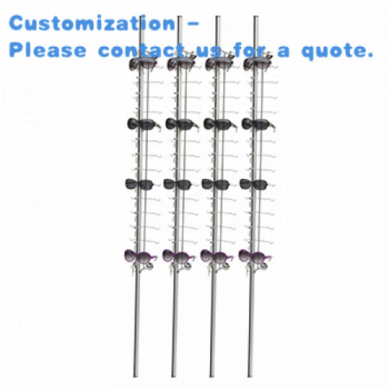 

custom.Eyeglasses Display Rack Wall Mounted Glasses Display Rods Optical Eyewear Display Stand