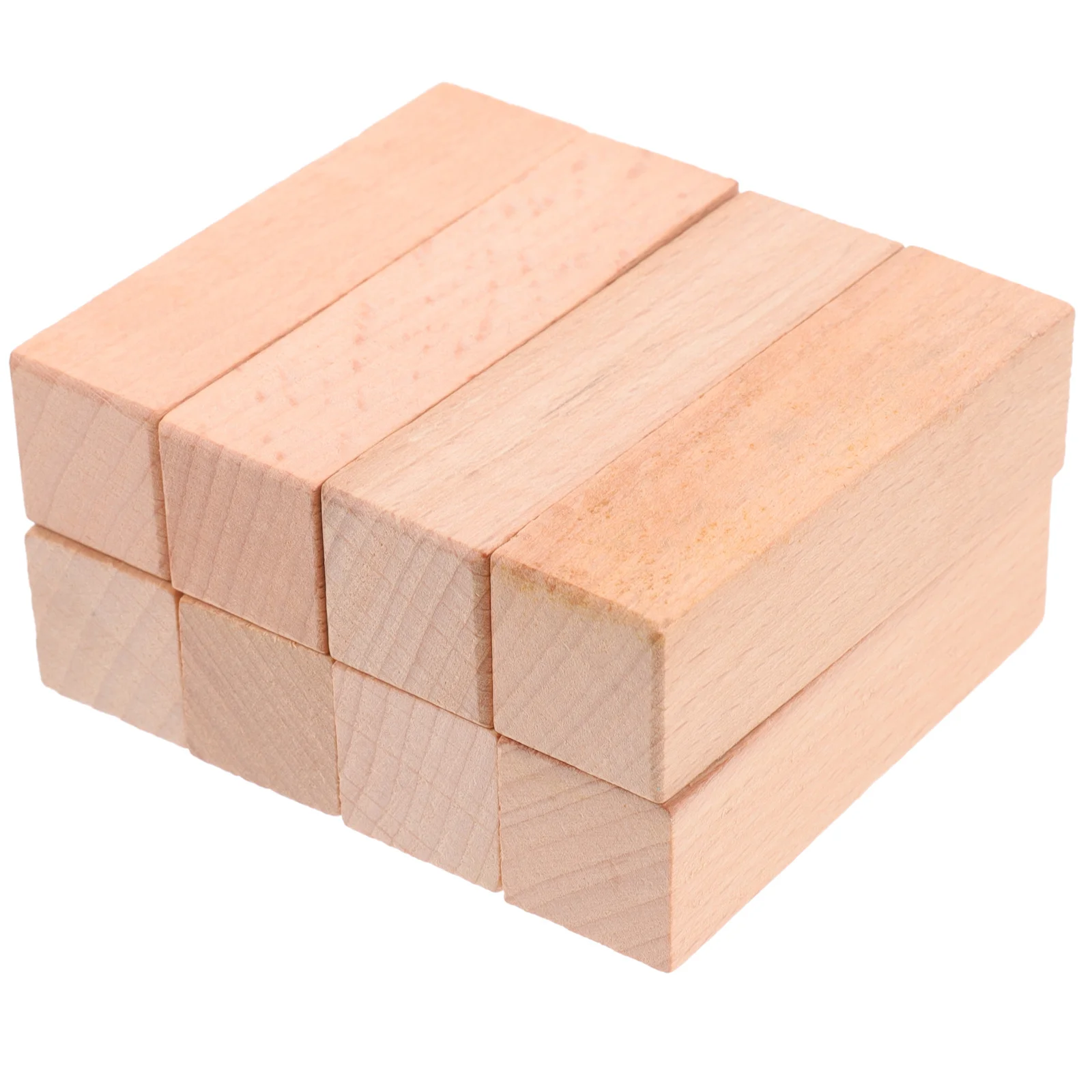 

8Pcs DIY Wooden Stamp Seal Durable Safe Long Lasting Creative Art Projects Gift Kids Handmade Time Exquisite Craftsmanship