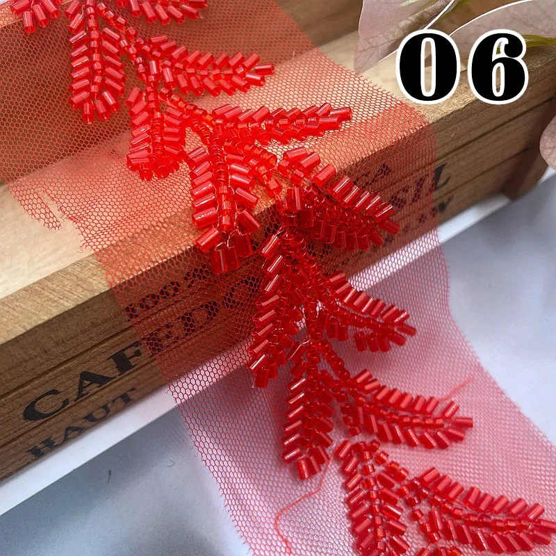 

20Yards Imitation Embroidery Lace Heavy Industry Wheat Ear Spot Lace Accessories DIY Wedding Dress Lace Fabric Clothing Accessor