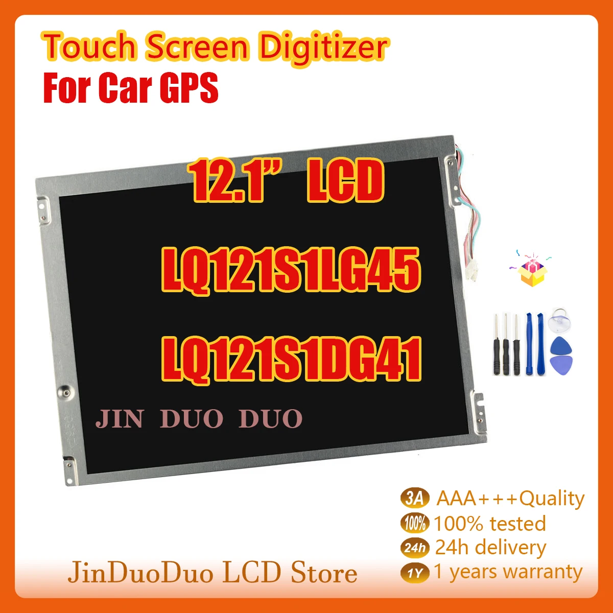 

12.1"Original For Car GPS LQ121S1LG45 LQ121S1DG41 LCD Display Screen Digitizer For Car LQ121S1DG41 LQ121S1LG45 LCD Replacement