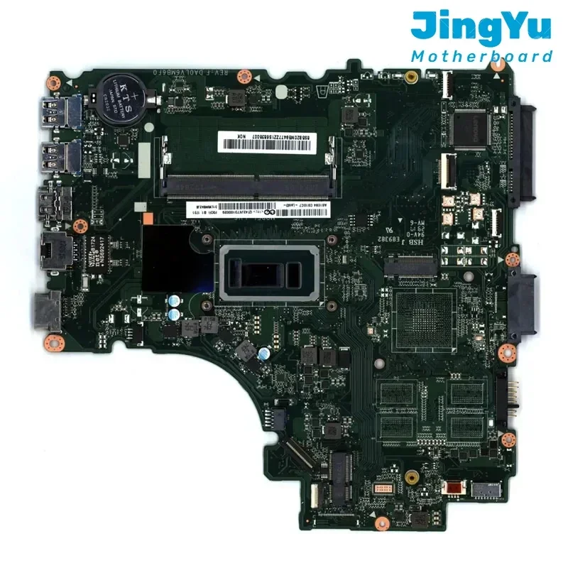 For Lenovo IdeaPad V310-14ISK Laptop Motherboard DA0LV6MB6F0 Mainboard with CPU I3-6006U 4G RAM UMA 100% Tested Ok