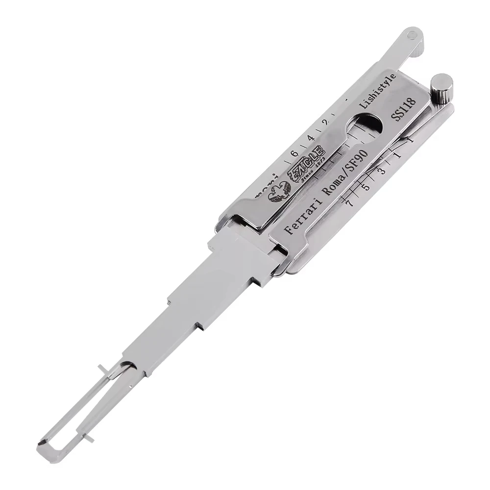 Roma/SF90 haute qualité en acier inoxydable LISHI 2in1 pour nouvelle Ferrari voiture serrurier professionnel fournitures outils