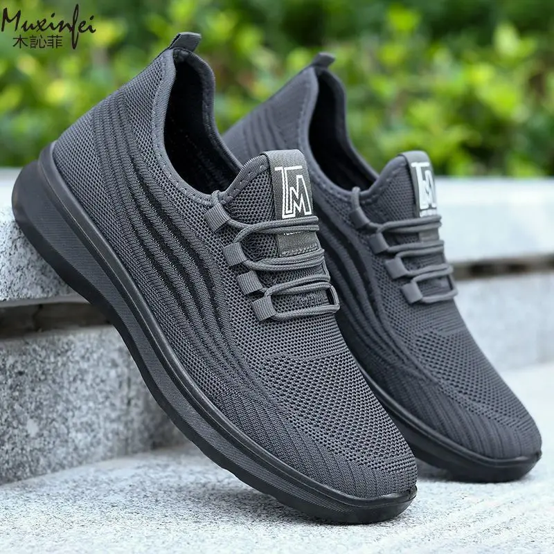 

2025 Autumn New Fashion Men Casual Mesh Sports Shoes Men's Comfortable and Lightweight Outdoor Anti slip Men's Shoes Flat Shoes