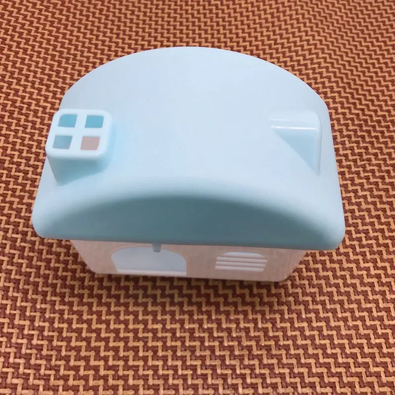 Small Mountable Pet Dog Hamster Guinea Pig House Cage Plastic Cute Pet Bedroom House Toy casa para Hamster House Blue