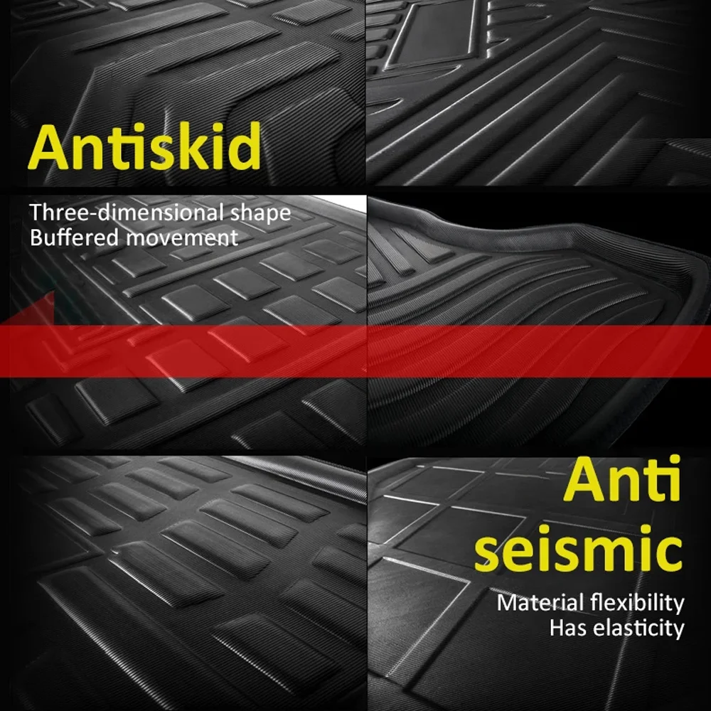 سيارة فرش داخلي للسيارات والشاحنات لمازدا 2 Mazda2 Demio DE DH 2008 ~ 2014 2009 مقاوم للماء المضادة للانزلاق داخل بطانة حمولة حقيبة السيارة ملحقات الوسادة #6