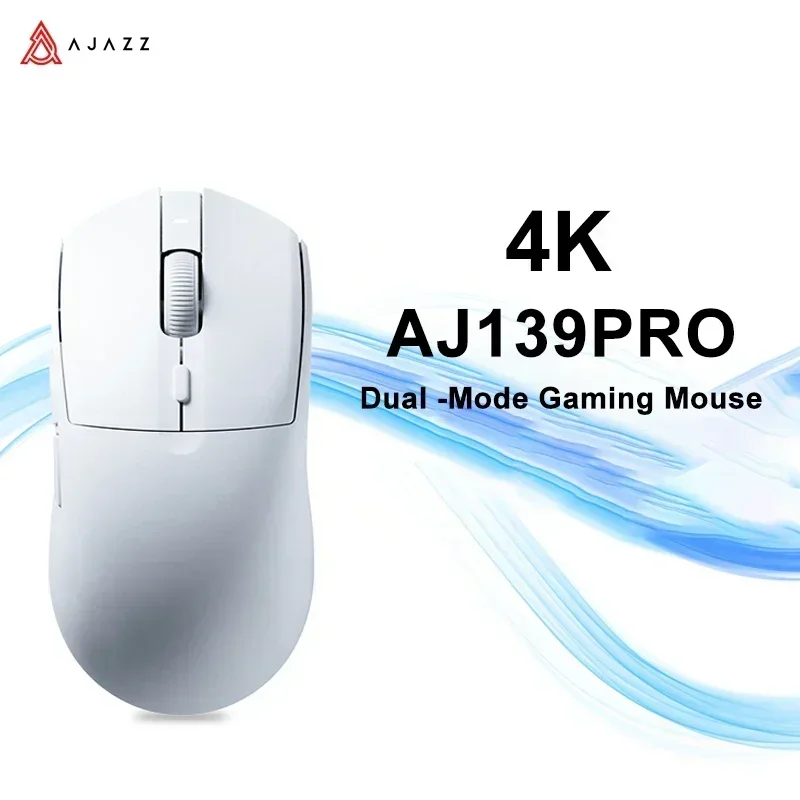 

AJAZZ AJ139 Pro PAW3395 Wireless Mouse Gaming 4K 26000DPI 65g 2.4G USB FPS Gamer PC Professional Gaming Mouse Office Gift