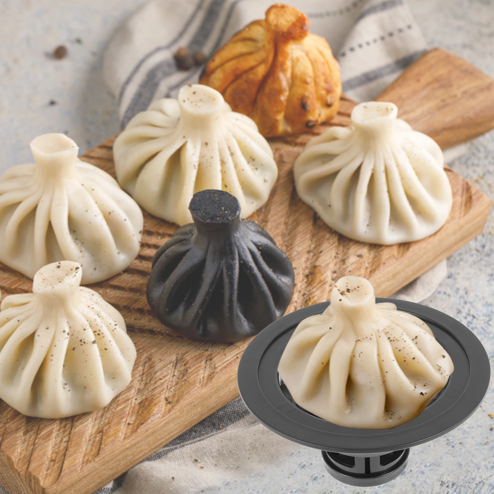 Baozi Mold DIY Pastry Dumpling Maker Pie Steamer Bun Mould  Kitchen Food Grade Gadgets Baking Pastry Tool Chinese Baozi Bun Mold