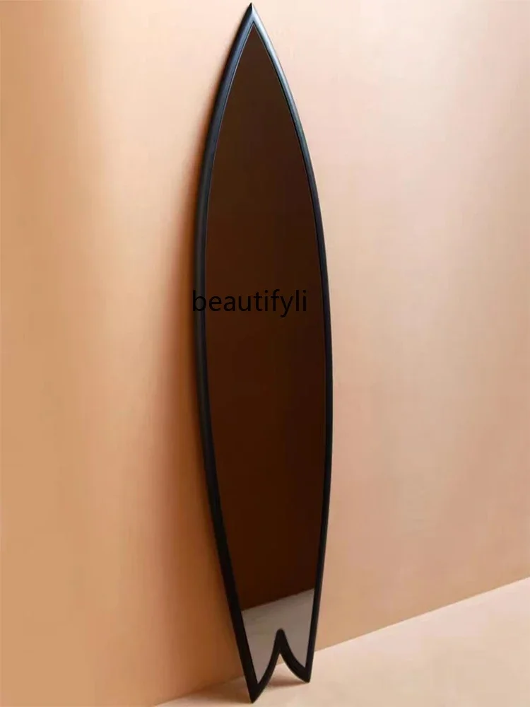 Nordic full-length mirror, clothing suspension mirror, American full-body clothing store decorative mirror