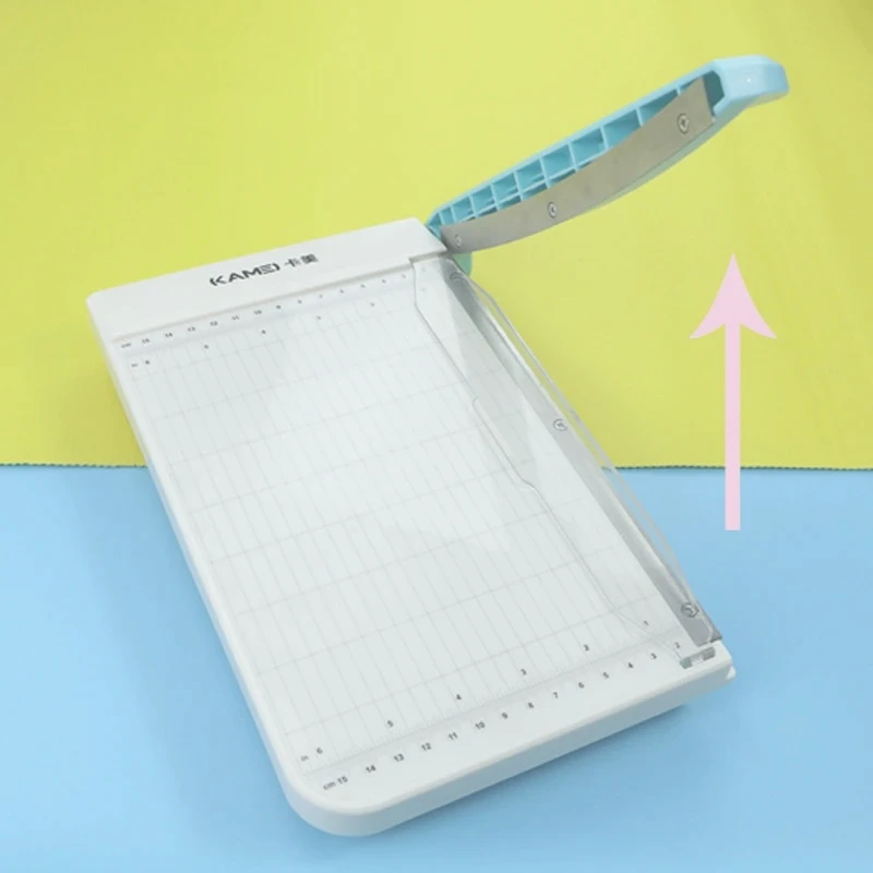 

NEW Paper Cutter Paper Trimmer 4x6 Inch Paper Guillotine Built-In Ruler Office Stationery Cutting Portable Machine