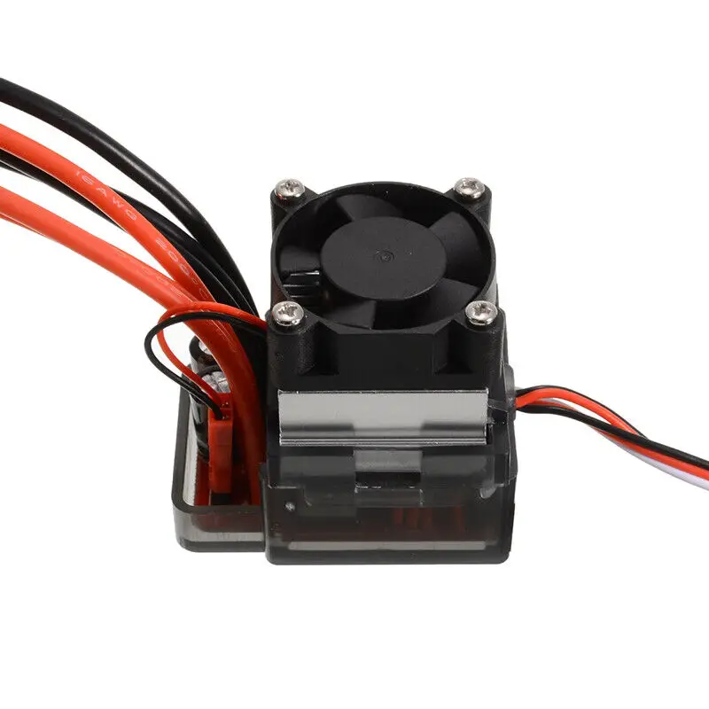 

Double Way 320A ESC Brush Motor Speed Controller And Fan For RC Car Boat Model