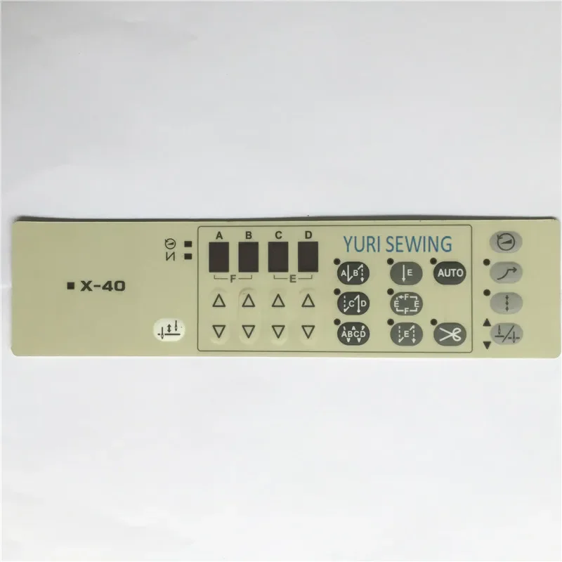 Brother T-8450/8420 X-40 control box operation panel board membrane sticker keypad industrial sewing machine spare parts