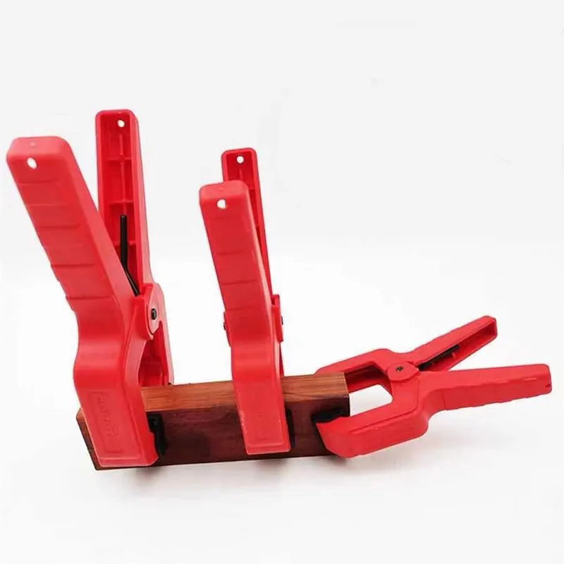 2/3/4Inch Heavy Duty Woodworking Plastic Spring Clamp Clip Strong A Type Nylon Clip Wood Carpenter Spring Clamps Tool Gripper