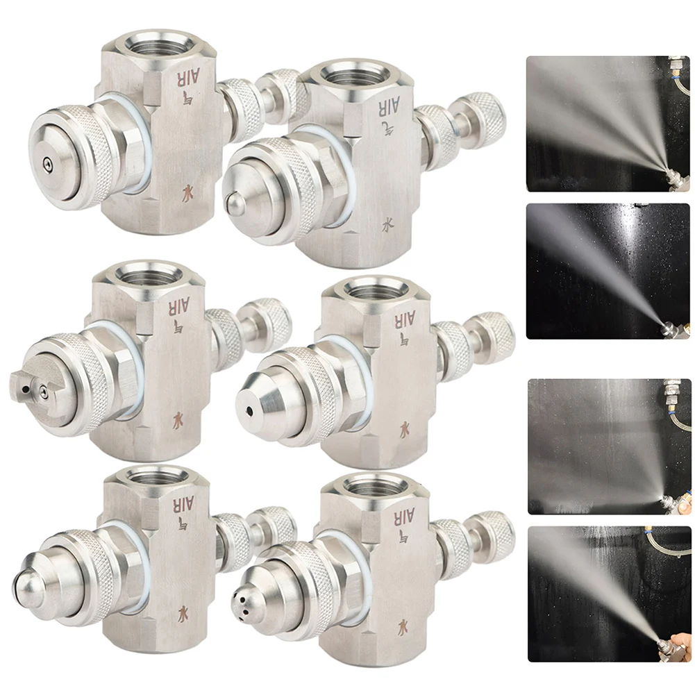 Adjustable Stainless Steel High Pressure Spray Nozzle With Female Thread For Dust Control Humidification Cooling Purposes