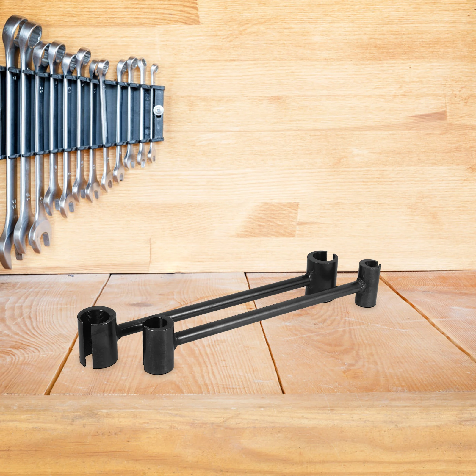 

2Pcs Door Hinge Adjustment Tool Heavy-Duty Fire Door Hinge Spanner Durable Steel Precise Gap Alignment Installation