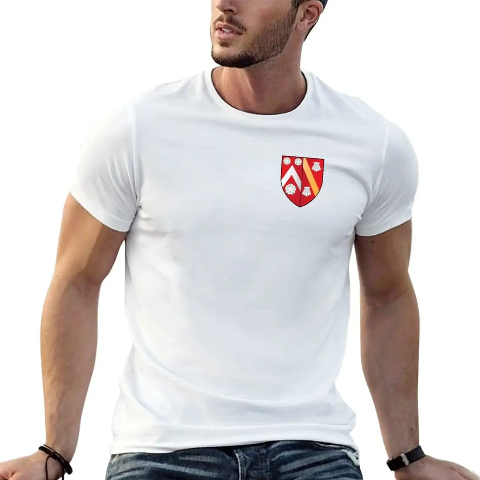 Wadham College T-Shirt blue archive sublime plain shirts graphic tees mens vintage t shirts
