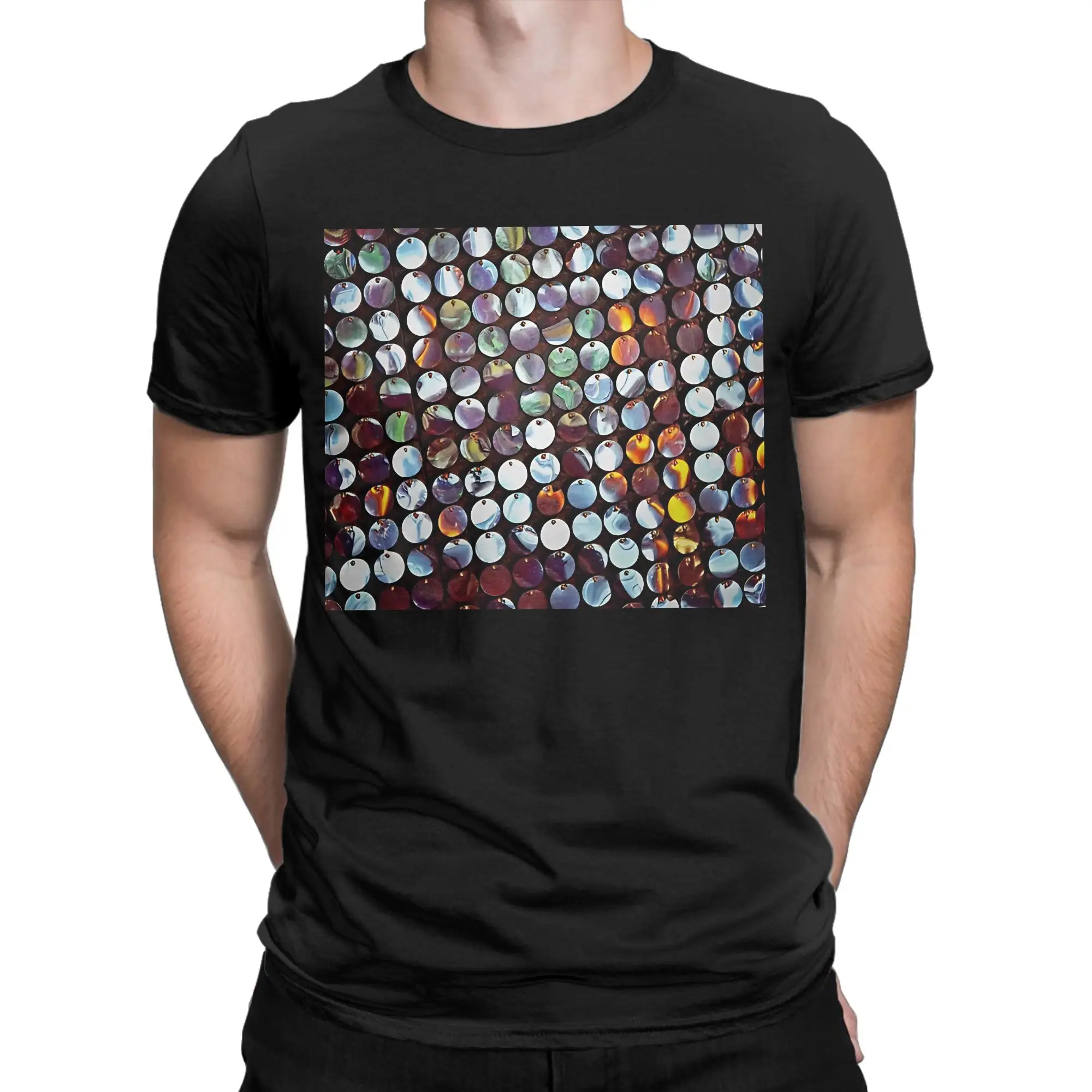 Secret Sequin Splendor Men's T Shirts  Funny Tees Short Sleeve Crew Neck T-Shirts Pure Cotton 6XL Clothing