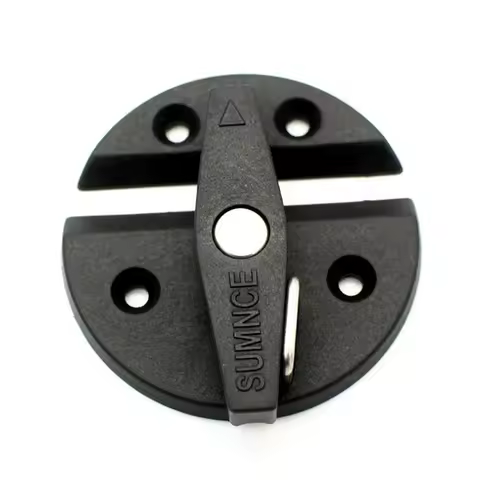 Trailer RV Toilet Bathroom Door Round Lock Caravan Latch Hatch Locker for Camper Cargo Furniture Hardware Home Security D7YA