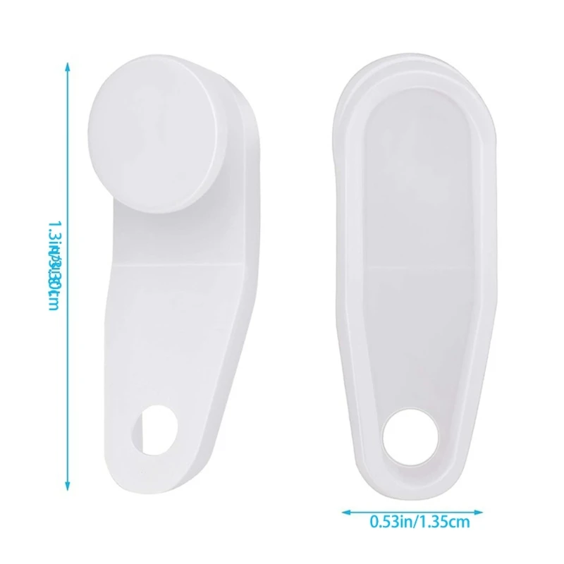 30/60Pcs Curtain Track Roller Hook Gliders Traverses Rod Sliders Window Hardware