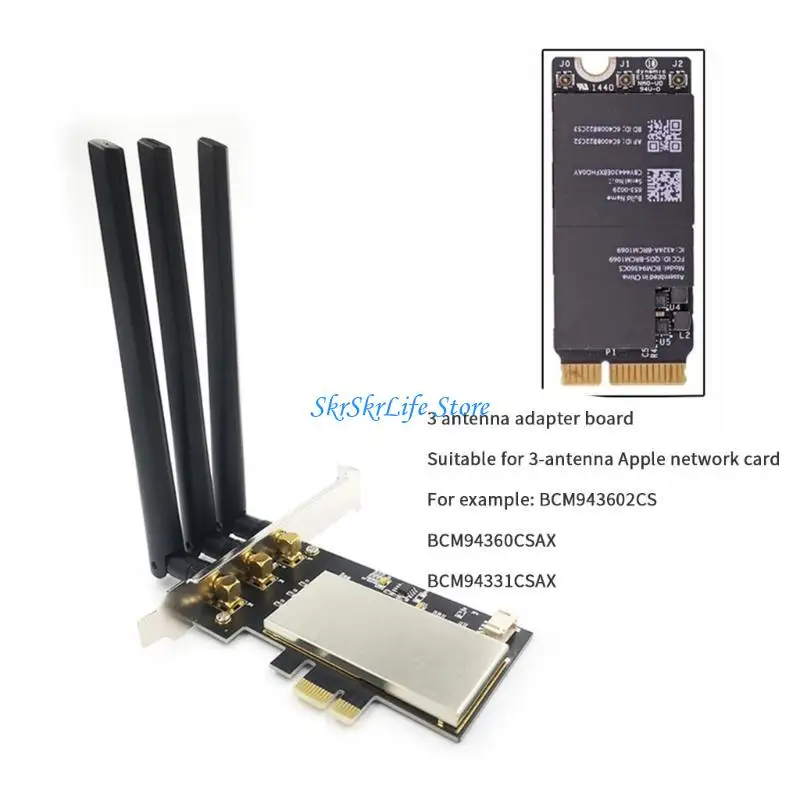 E65E BCM94360CS2 BCM94360CD BCM943602CDP BCM943602CS PCIE WLAN Card Adapter Adapter