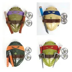 Ninja Turtles Turtle Shell Raphael Leonardo Da Vinci Donatello Weapon Turtle Shell Set Cosplay Halloween  Children's toy gifts