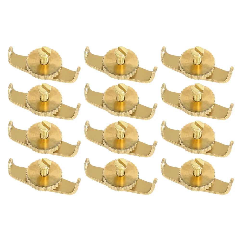

12pcs Tuners Erhu Fine Tuners Copper String Adjusters Professional Accessories Erhu String Adjusters Instrument Parts