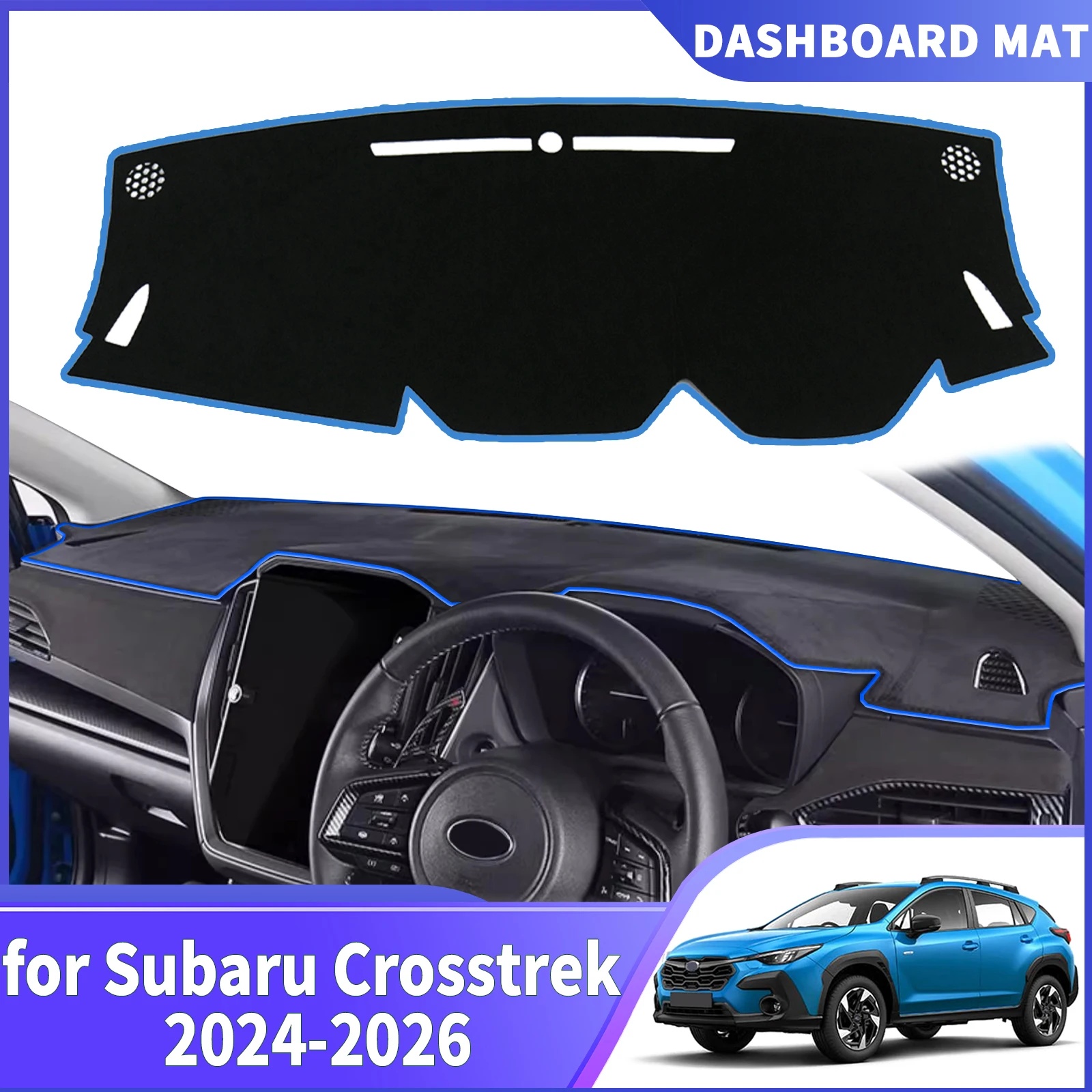 

fit for Subaru Crosstrek 2024 2025 2026 Car Accessories Dashmat Dashboard Cover Pad Protective Carpet DashMat Sunshade