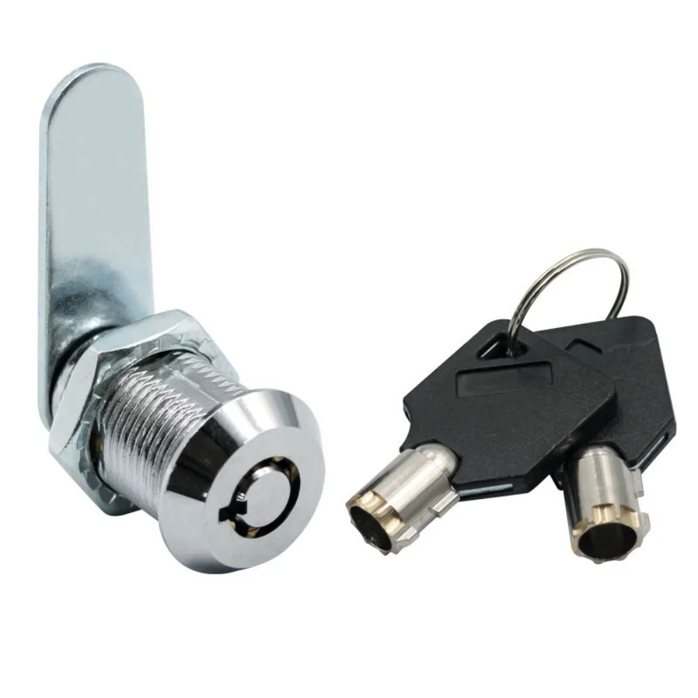 Safe Deposit Box Locks with 2 Keys Power Distribution Box Mailbox Emergency Lock File Metal Cabinet Table File Drawer
