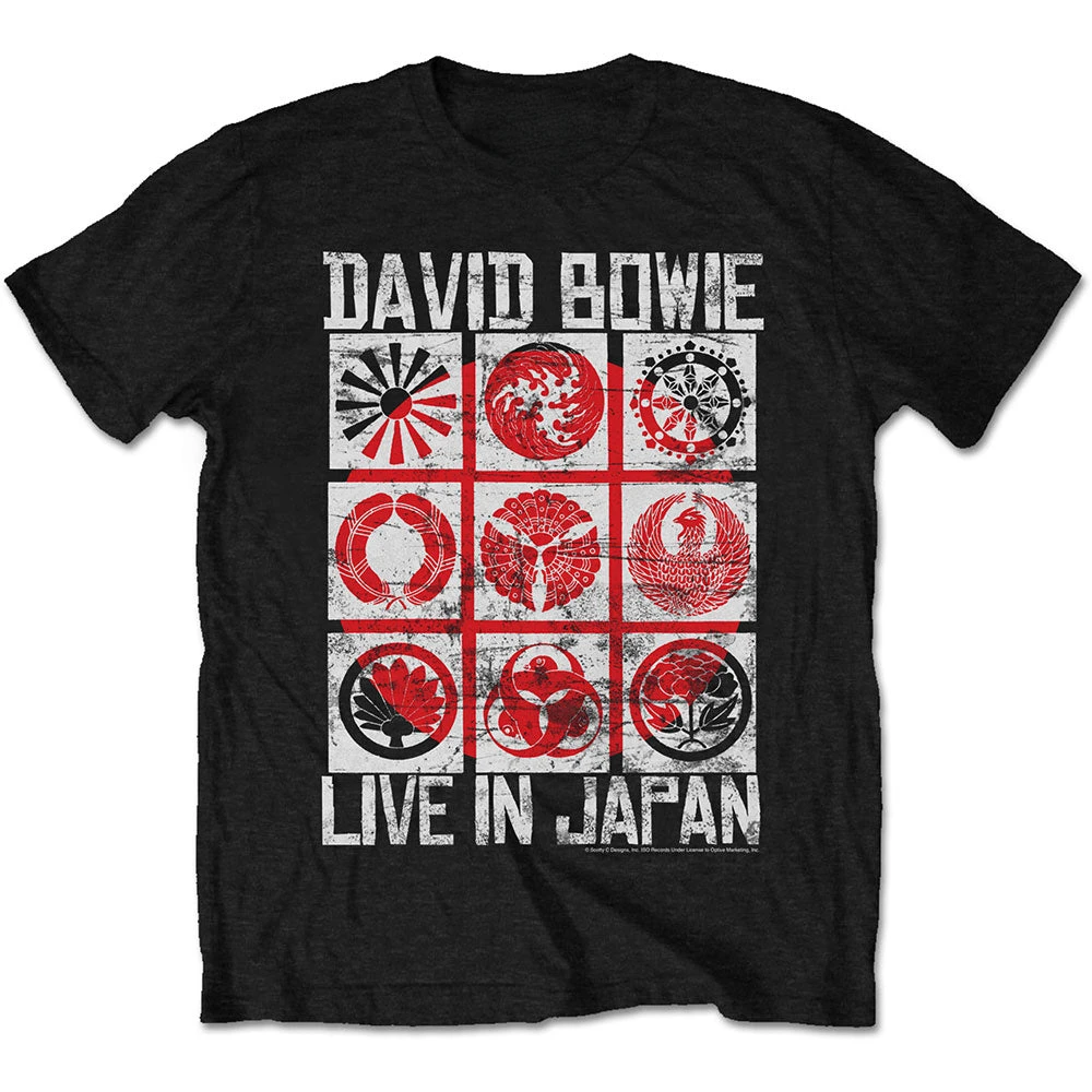 Japanisches Text-T-Shirt mit David Bowie-Motiv, Baumwolle, Grafik-T-Shirt für Herren und Damen, Sommer-Streetwear – Detail 7