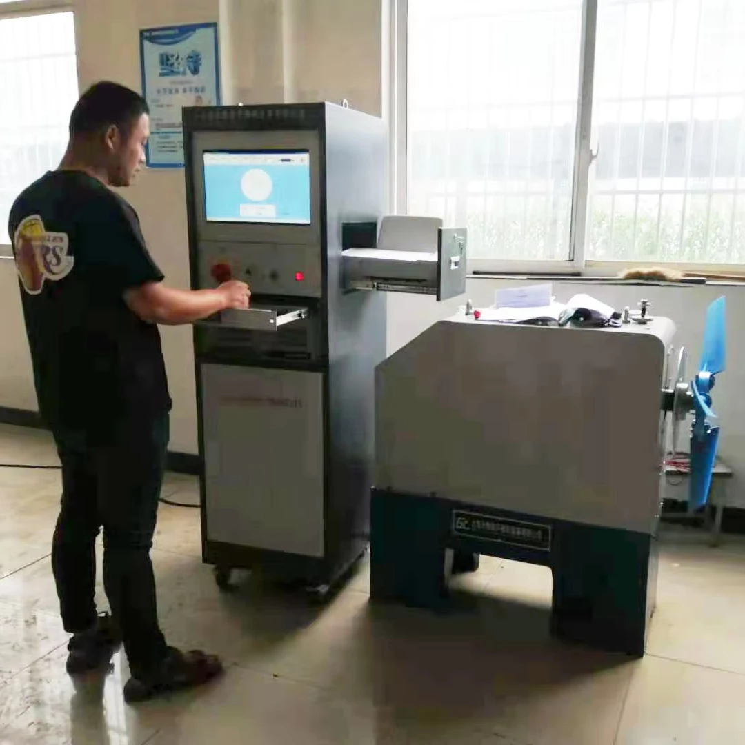 Newly Designed Double Sided Centrifugal Fan Blade Dynamic Balancing Machine Equipped with High Sensitivity Performance Sensors