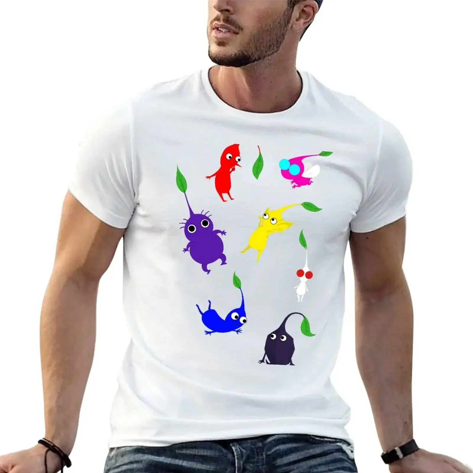 Pikmin T-Shirt street wear heavyweights tees men t shirts