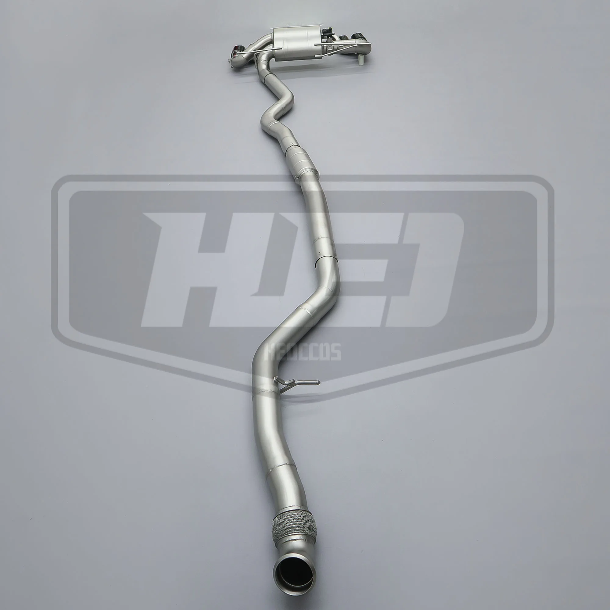BMW F32 435i N55 3.0 터보 14-16용 HEO 캣백 밸브트로닉 머플러 배기 (듀얼 팁 포함)