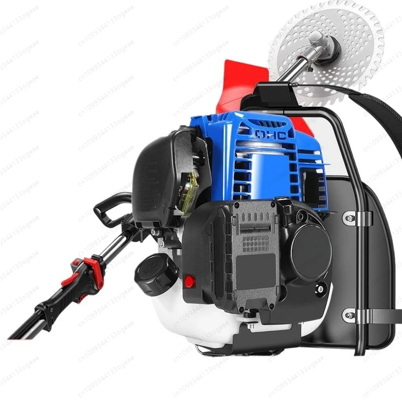 Electric start  lawn mower landscaping weeding scarifier trenching pumping lawn mower