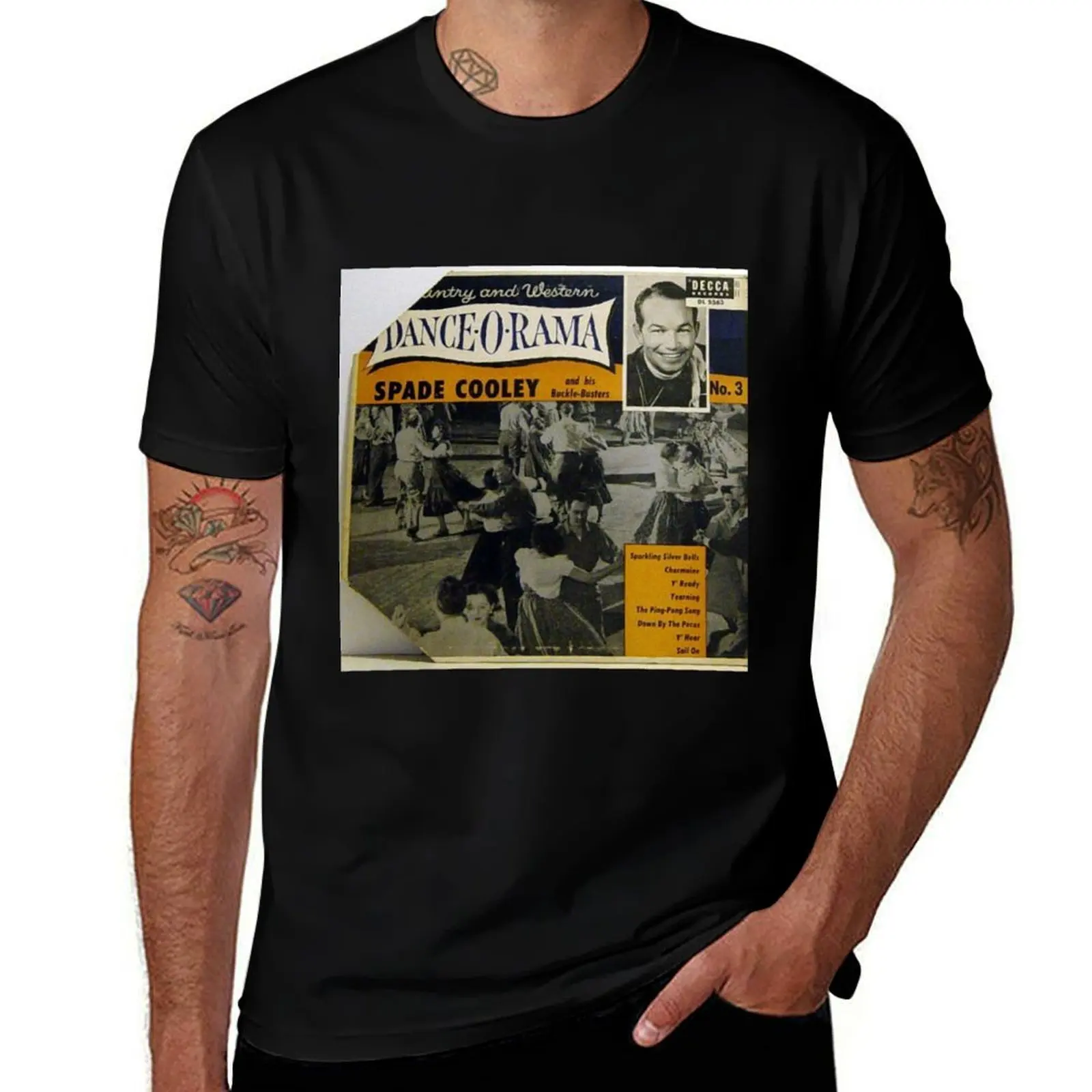 Spade Cooley And His Buckle-Busters ?– Country And Western Dance-O-Rama10lp, Western Swing T-Shirt