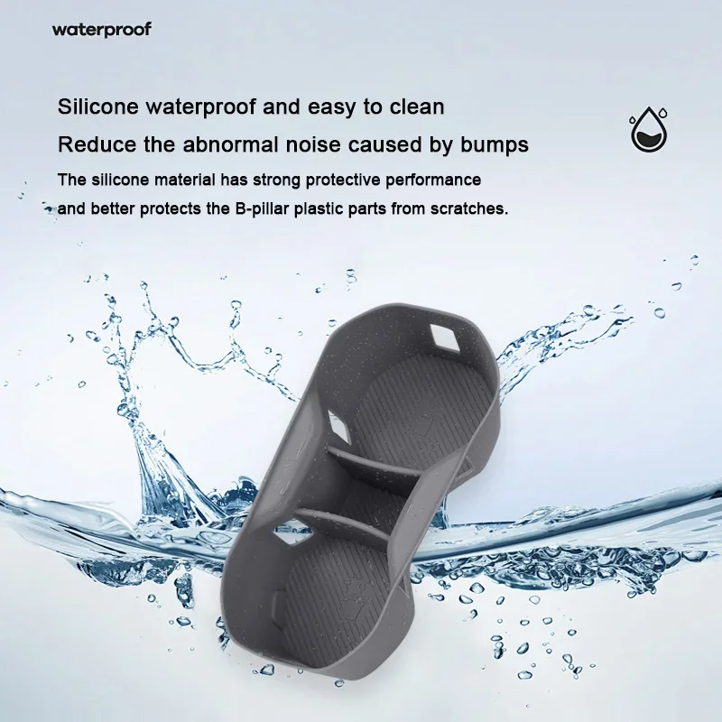 

For ZEEKR 009 2023 2024 2025 Silicone Central Control Panel Water Cup Fixing Rack, Cup Holder Anti-slip Decoration Accessories