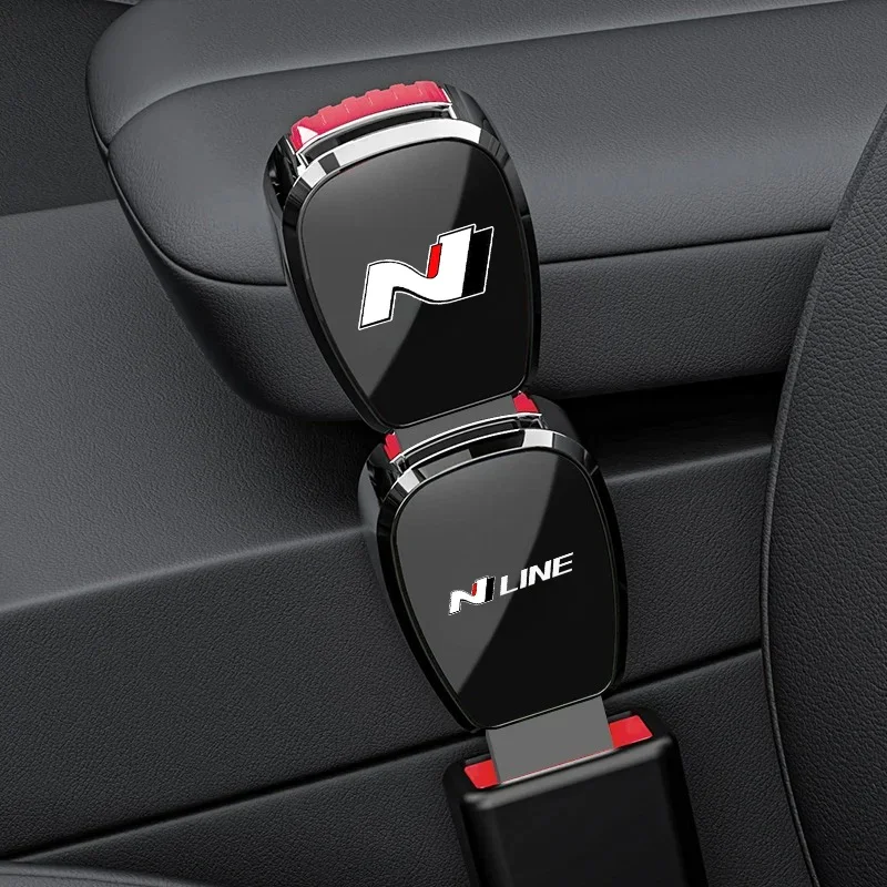 

Автомобильный ремень безопасности с пряжкой, автоматический удлинитель ремня безопасности, аксессуары для салона Hyundai N Line I10 I30 Sonata Elantra I20 TUCSON