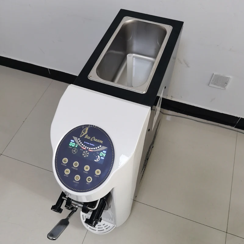 Ice Cream Machine Ice Cream Forming Machine Gelato Maker Ice Cream Makers CE Red White Orange