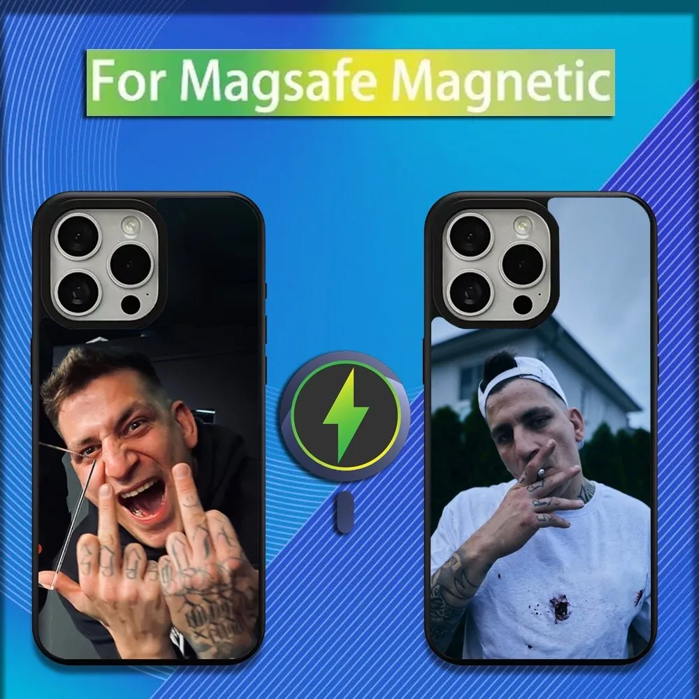 

Rapper Singer G-Gzuz Phone Case For iPhone 16,15,14,13,12,11,Plus,Pro,Max,Mini Magsafe Magnetic Wireless Charging