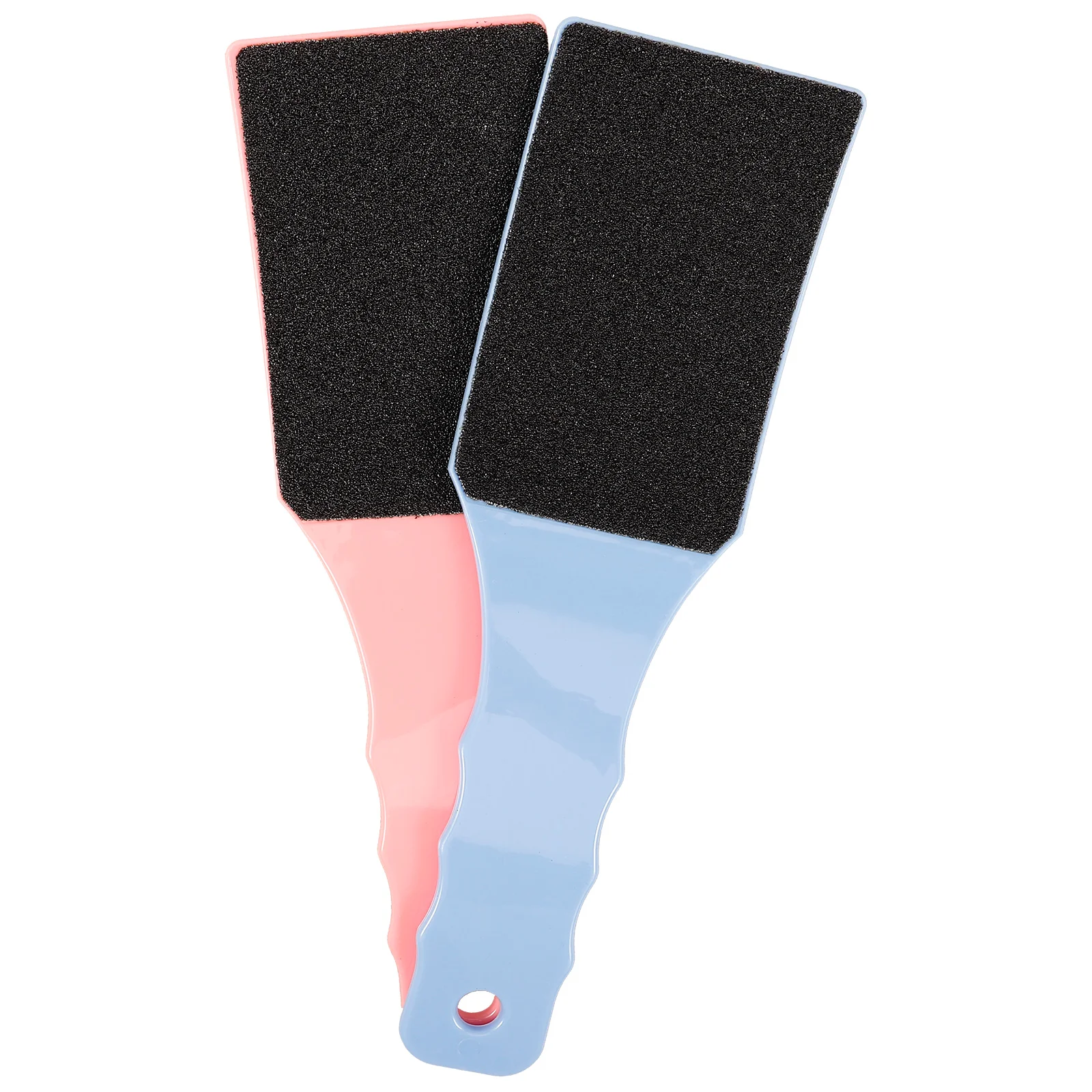 

2 Pcs Foot File Plastic for Dead Skin Exfoliator Tool Handheld Scrubber Exfoliating Dual Sided Remover Curved Care