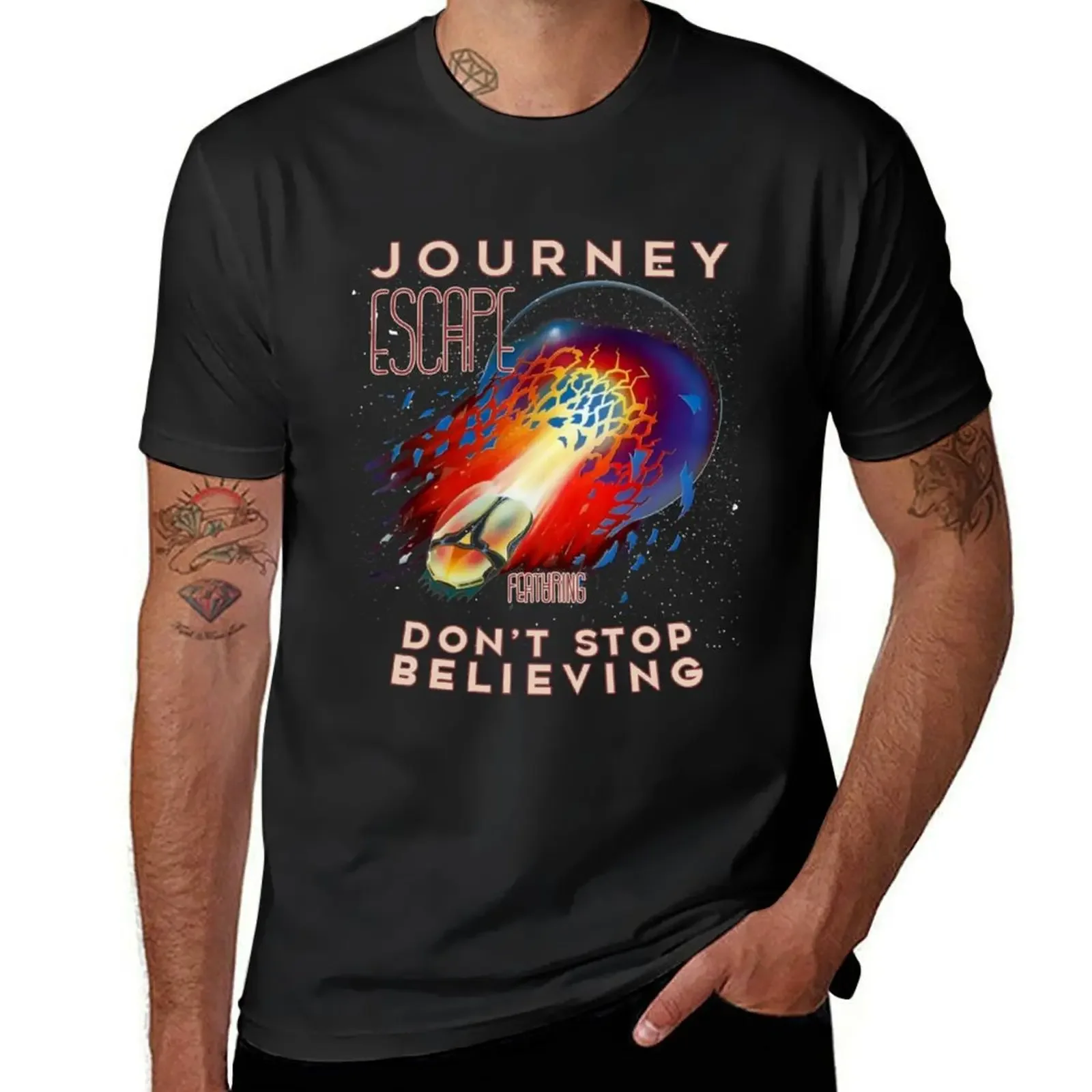 

Journey Escape Don't Stop Believing Men's T-Shirt street wear mens designer clothes