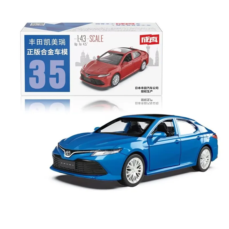 

1/43 TOYOTA Camry, модель автомобиля из сплава, литые под давлением металлические автомобили, модель автомобиля, высокая имитация, миниатюрная масштабная коллекция, детская игрушка в подарок