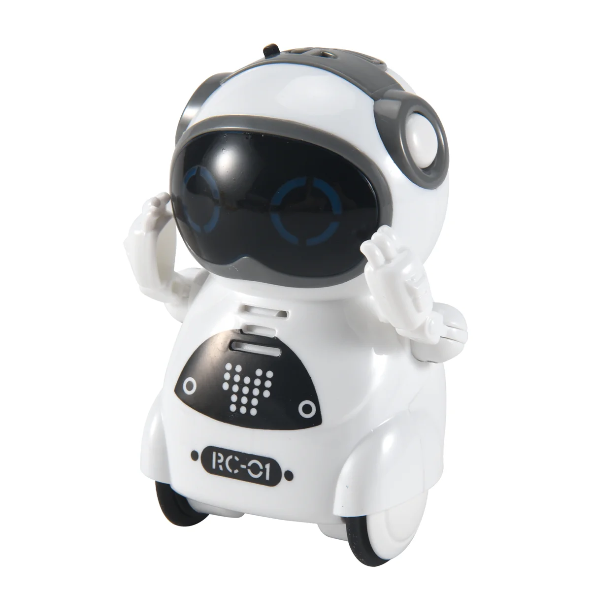 Mini RC Pocket Robot for Kids with Interactive Dialogue Conversation, Voice Recognition, Chat Record, Singing& Dancing