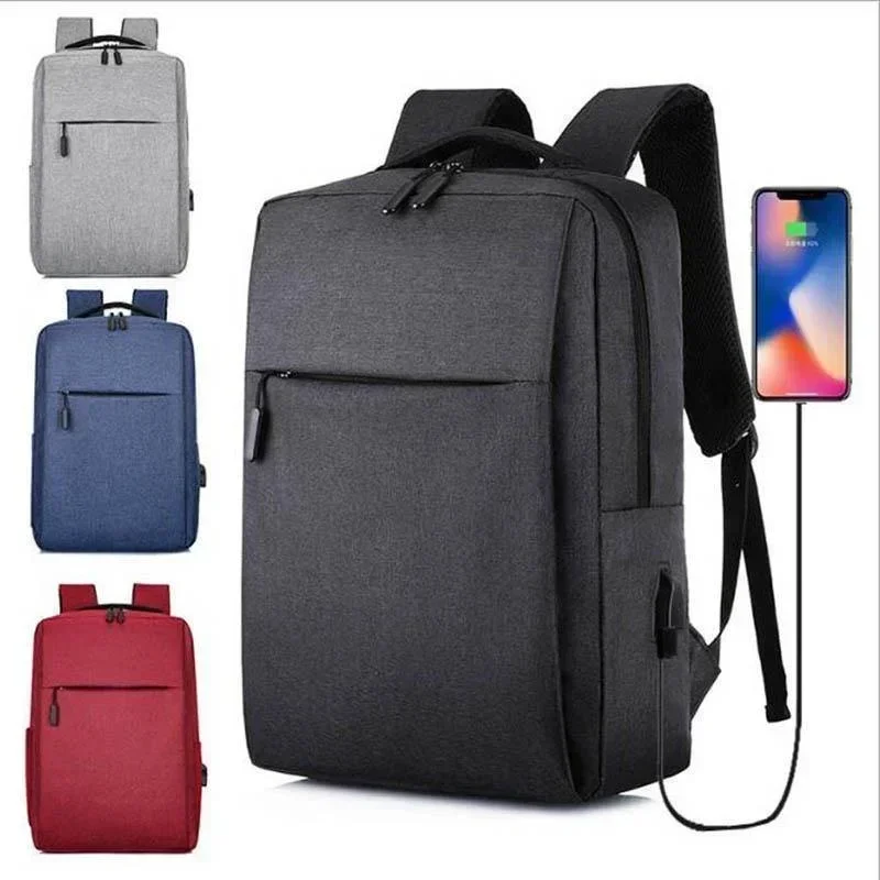 Mochila portátil USB para homens e mulheres, mochila escolar, mochila anti-roubo, mochila de viagem, mochila de lazer masculina, 20L