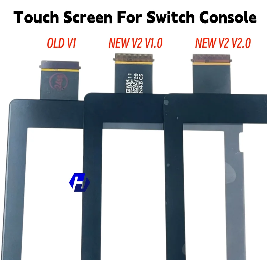 Front Outer Lens for Nintendo Switch Replacement Touch Screen Digitizer Sensor V1 V2 Console Touch Panel Glass Repair Parts
