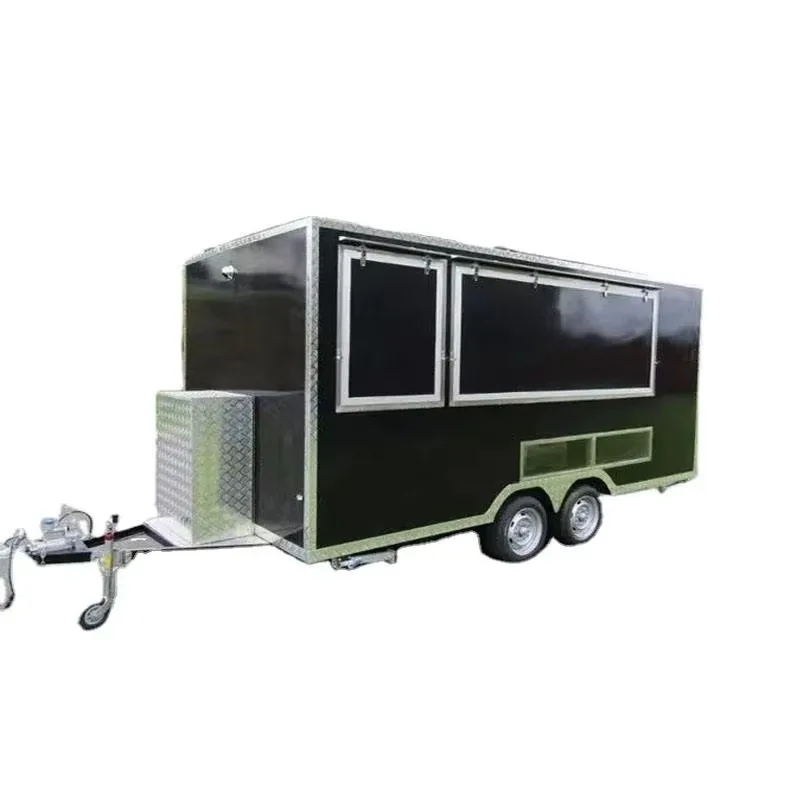 Customized Ice Cream Mobile Kiosk Coffee Trailer Food Stall Fast Food Truck Pizza Truck Taco Concession Food Trailer
