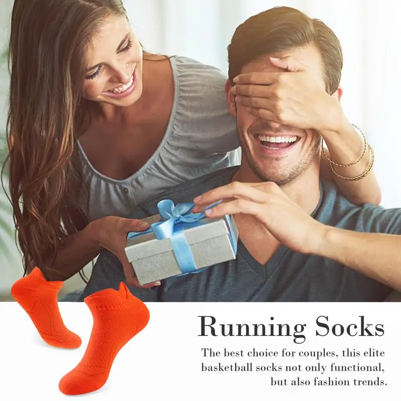 Athletic Running Socks Anti-Blister Comfort Ankle Socks Breathable Comfort Athletic No Show Socks Low Cut Running & Cotton