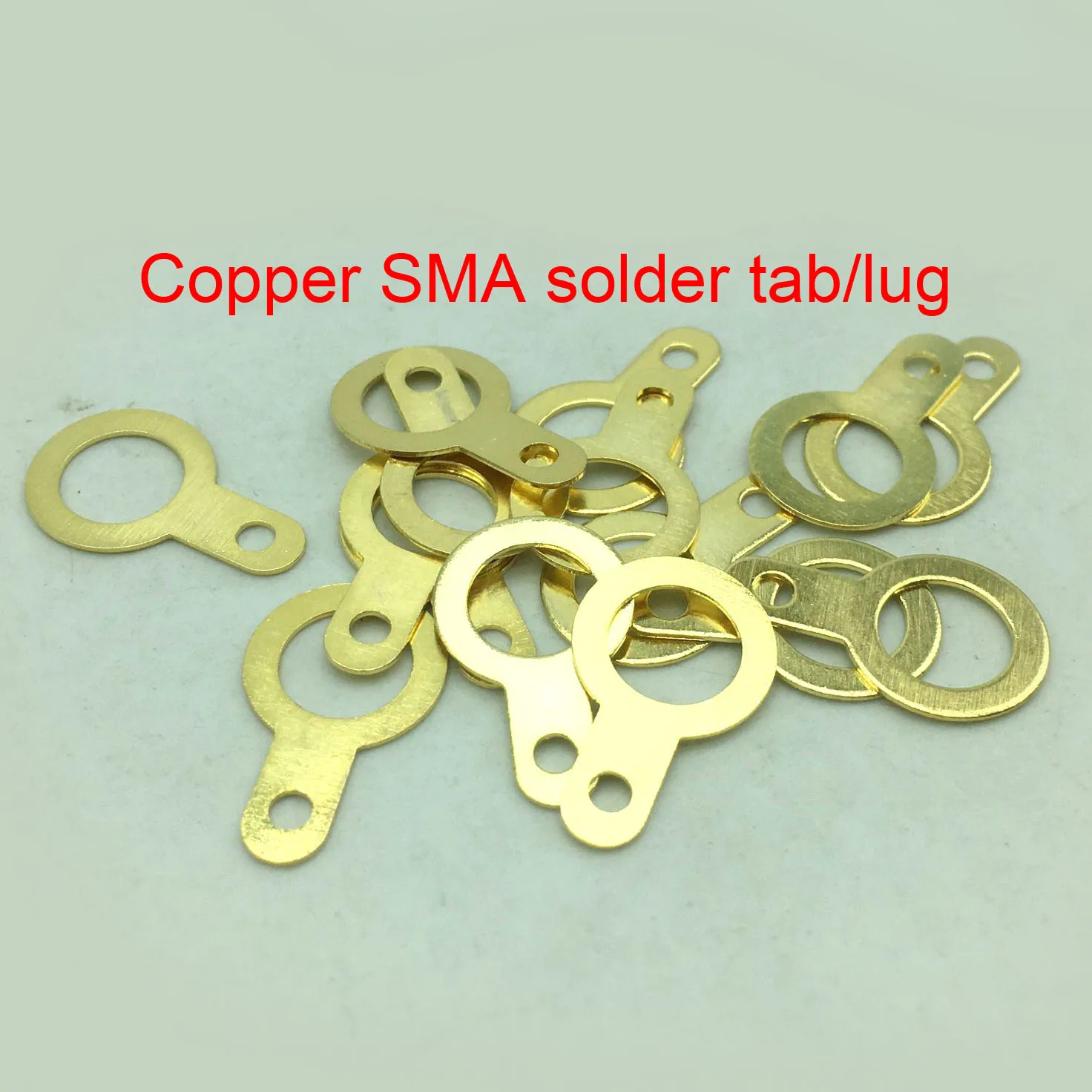 100PCS 6.35mm 1/4 - 36UNS-2B SMA Screw Nuts/Spacer Washers/Spring Pads/solder tab/lug for Φ6mm RP-SMA / SMA Female Standard