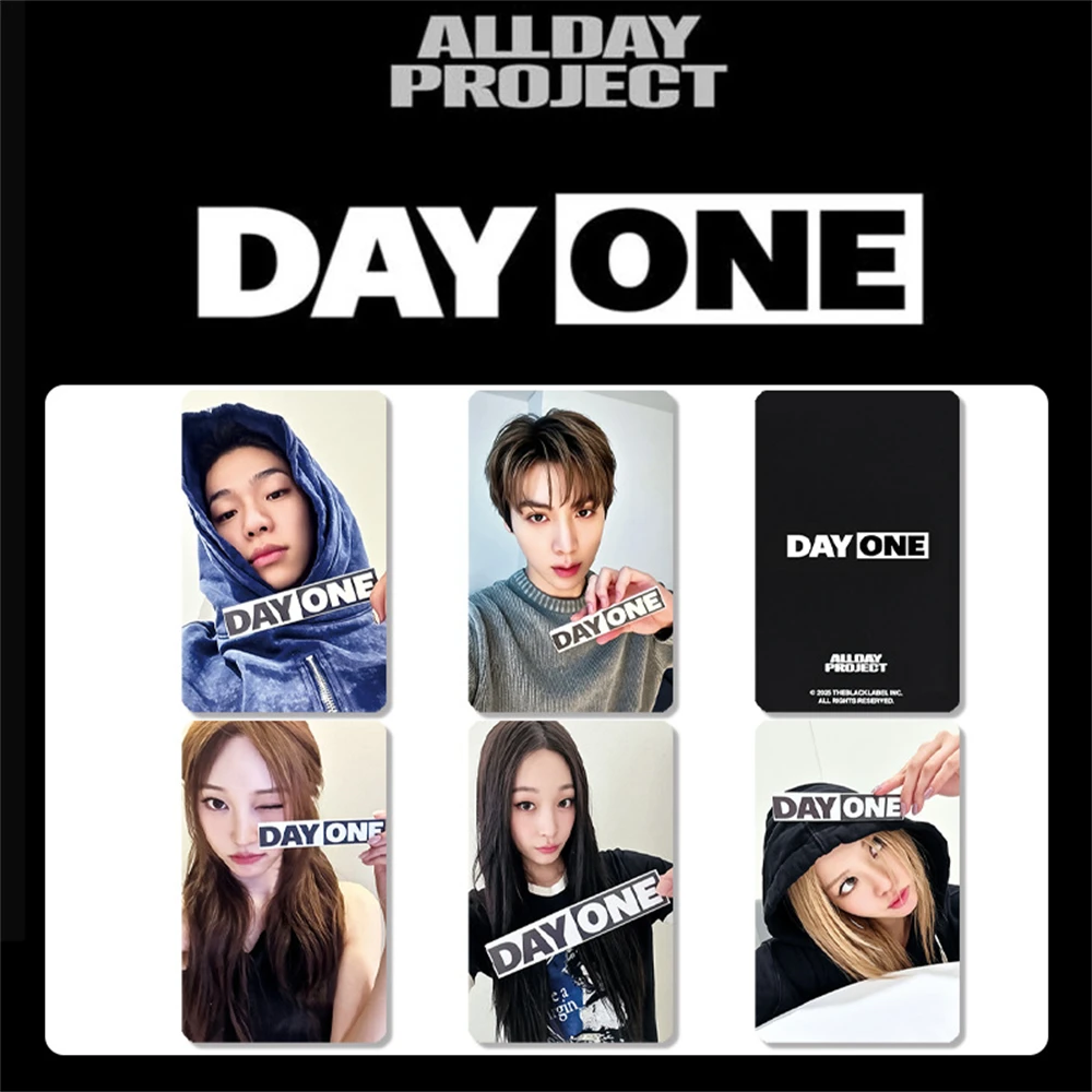 

5 шт./компл. фотокарточки KPOP ALLDAY PROJECT для члена ADP, двусторонние открытки для селфи ANNIE TARZZAN BAILEY, ломо-карты, подарок для фанатов DAY ONE